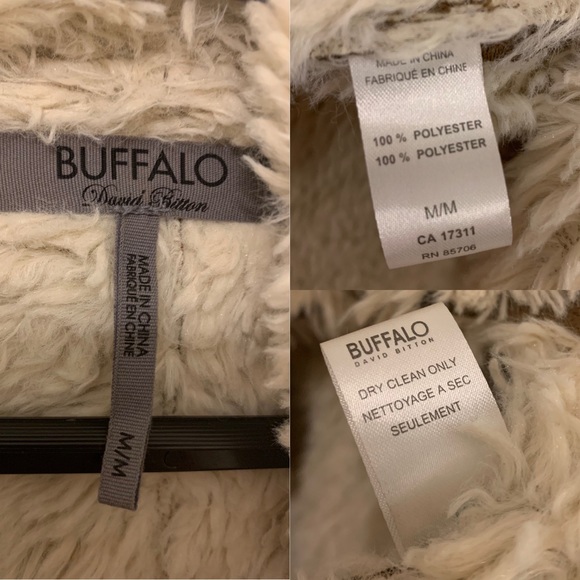 Buffalo shearling faux suede coat - Picture 8 of 8